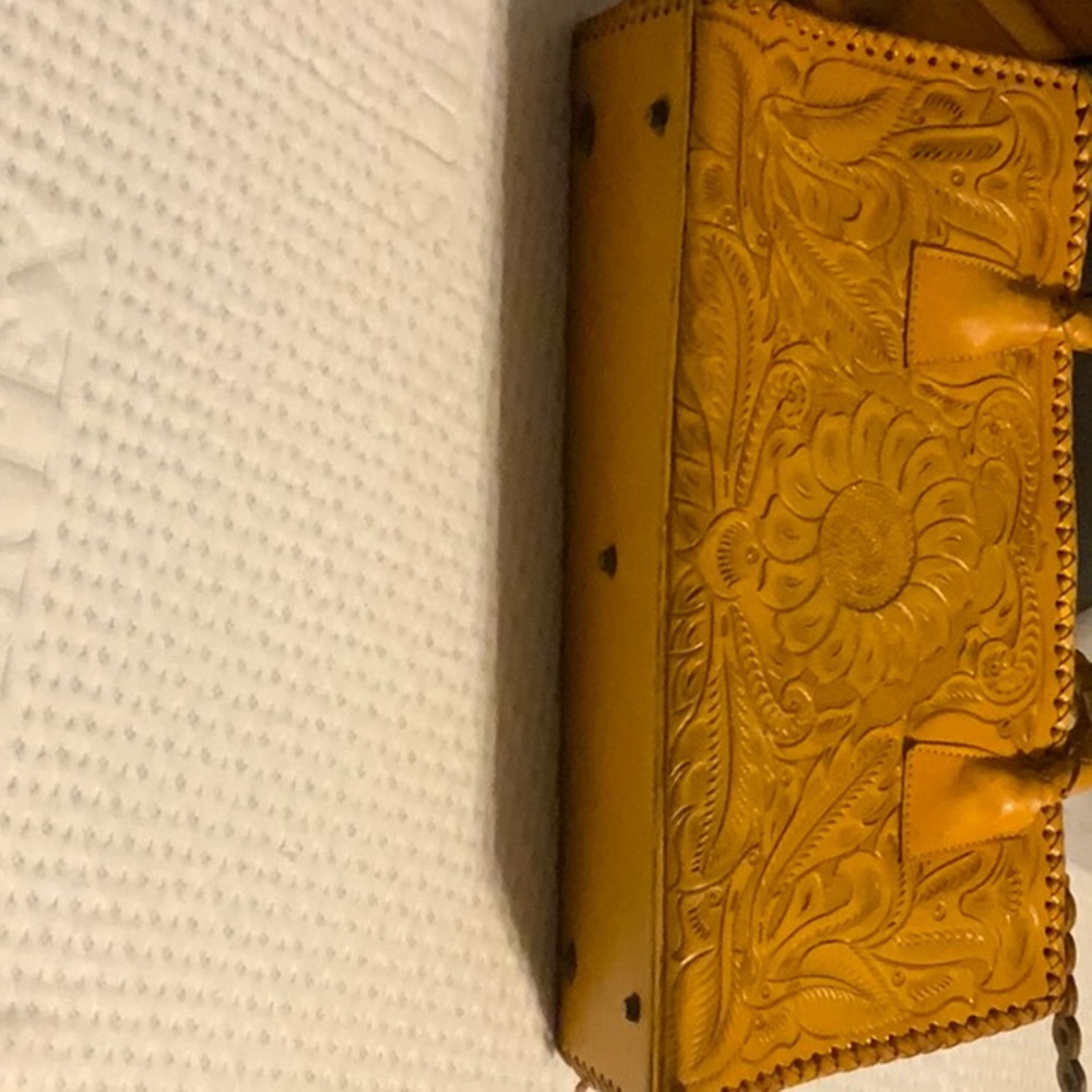 Alejandro Yeo Hand Tooled Leather Bag - Picture 11 of 16
